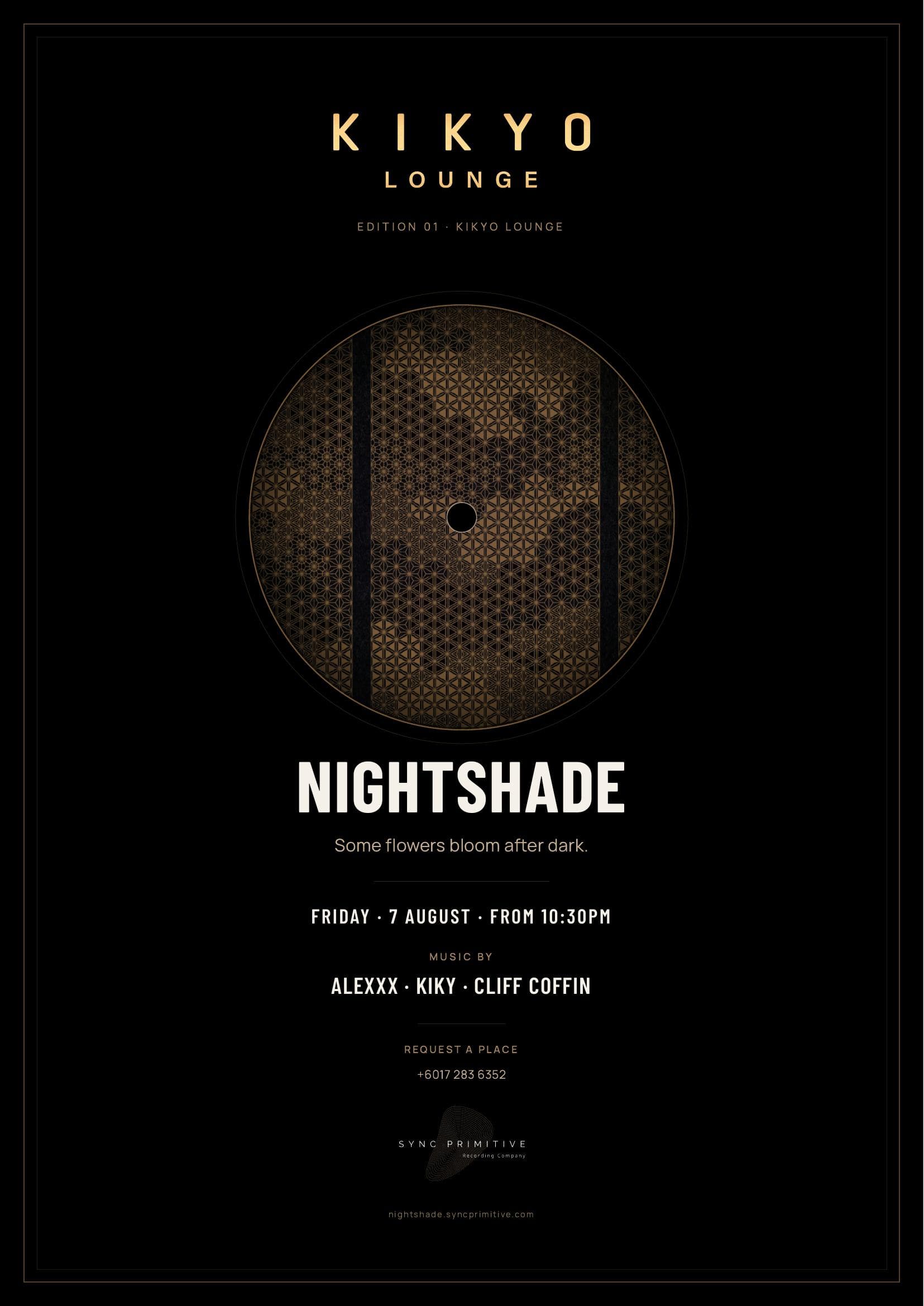 Nightshade poster, 7 August 2026